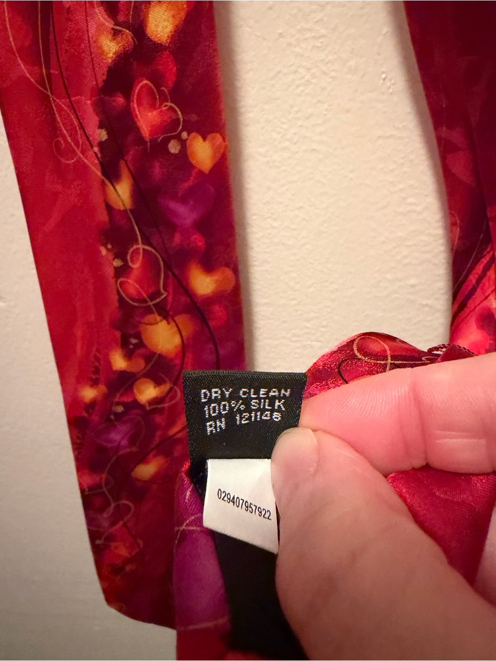 J. Garcia Thirsty Heart Tie - Picture 7 of 7